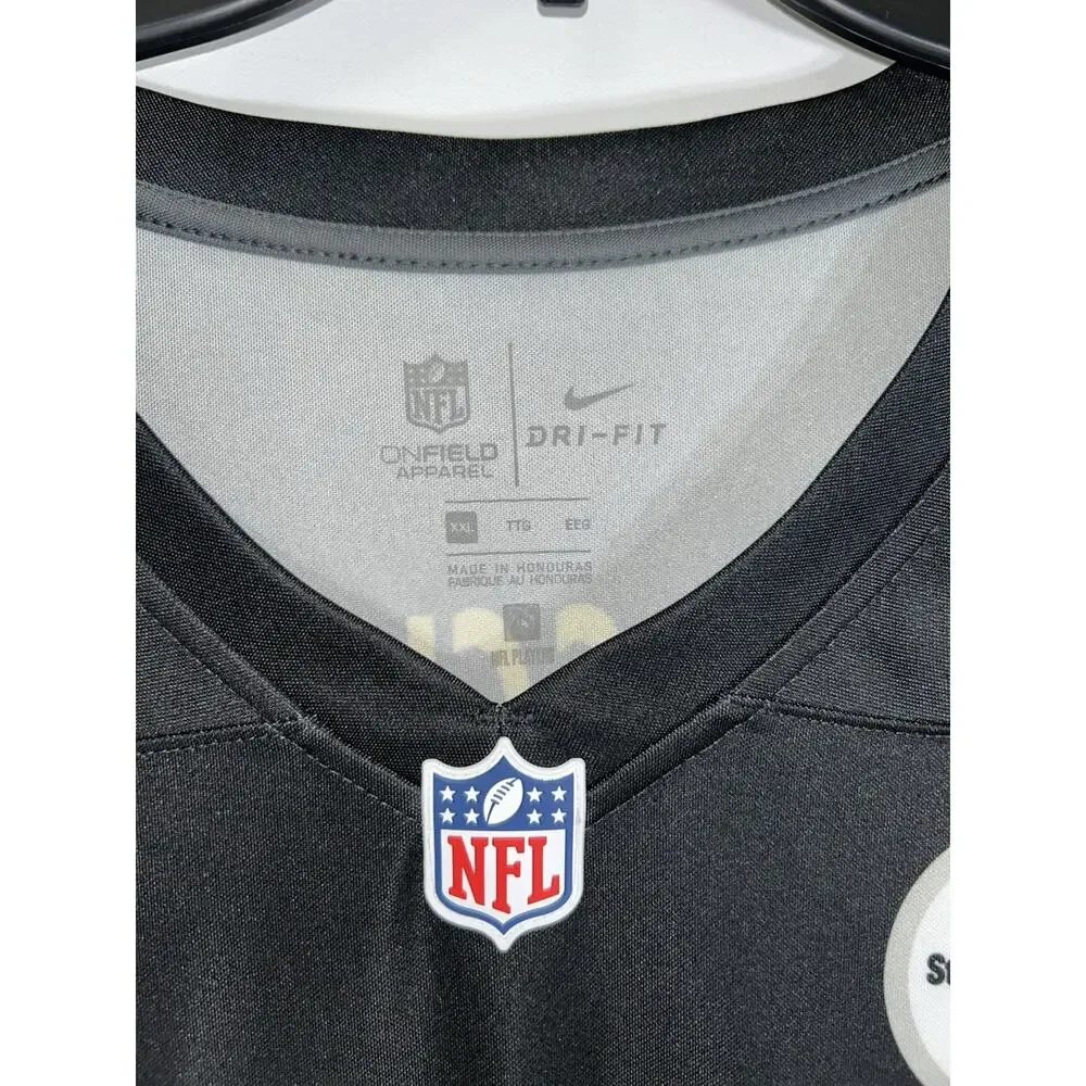 Nike Pittsburgh Steeler Juju Smith-Schuster Color Rush Black Jersey Mens XXL